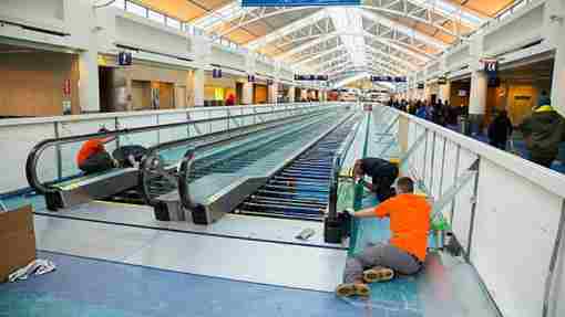 Maintenance and Repair of Moving Walkway