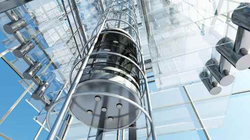 Hydraulic elevator in Dubai, UAE