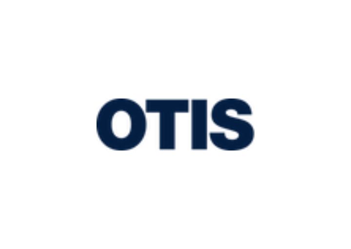 Otis elevator logo featuring the word "Otis" in bold blue capital letters.