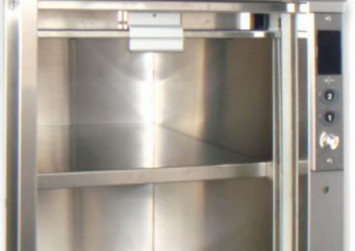 Medium-duty Dumbwaiter elevator of Royal Fuji - A compact elevator designed for efficient vertical transportation