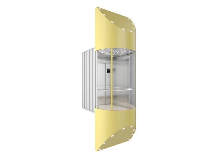 Modern and stylish home capsule lift for seamless vertical transport.