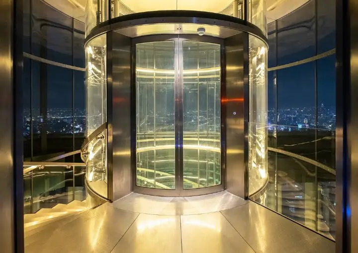 Royal Fuji Glass Lift in UAE with innovative design