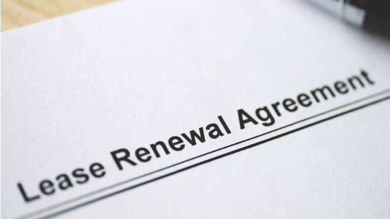 agreements Lease renewal