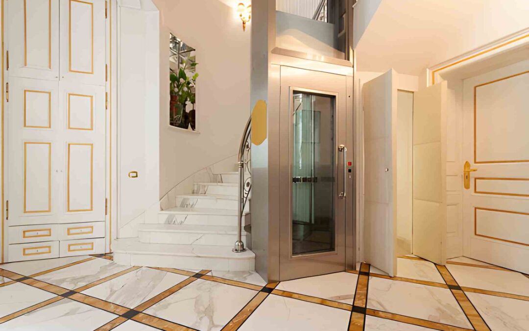 Villa lift design for luxury home interior spaces